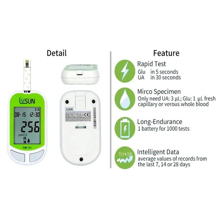 Home Care Clinical Ddiabetes Meter /Blood Glucose Meter Best Quality