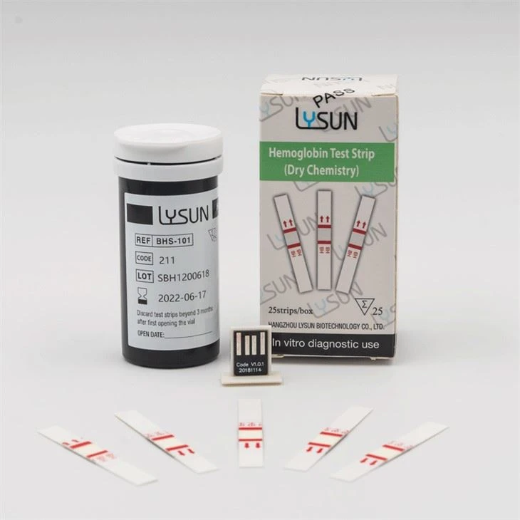 Lysun POCT Analyzer Blood Hemoglobin HB HCT Meter Monitor
