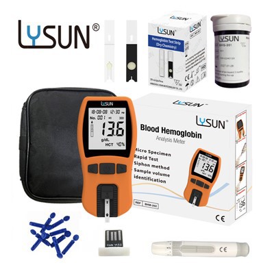 Lysun BHM -202 Hemoglobin HCT/ HB Meter Professional Sexyt